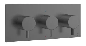 Crosswater Mpro 2 Handle Shower Handset Etched Trimset Slate