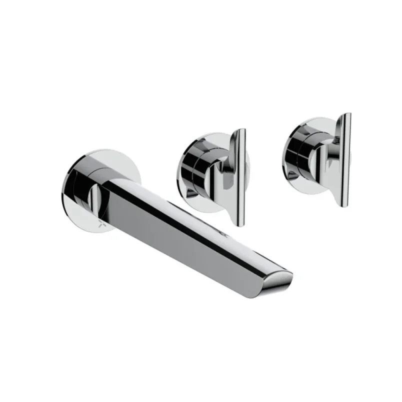 Crosswater Module Foile 2 Handle With Bath Spout Chrome detail view - Image 1