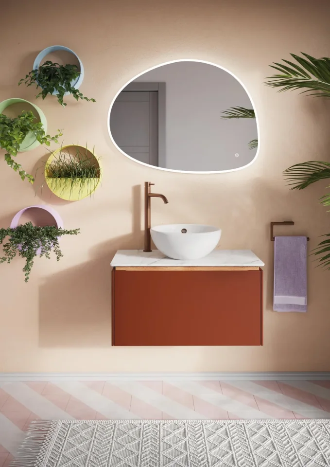 Crosswater Mada Basin Unit 500 Soft Clay detail view - Image 2