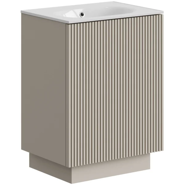 Crosswater Limit 600mm Floorstanding Door Unit Warm Stone