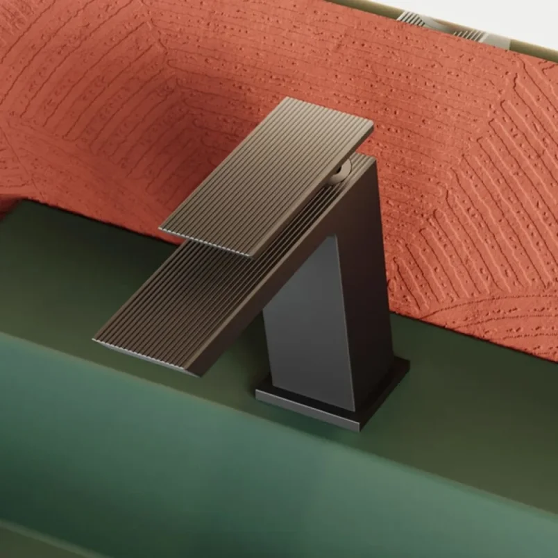 Crosswater Limit Basin Monobloc Matt Black detail view - Image 3