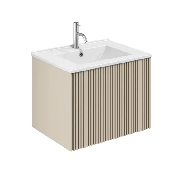 Crosswater Limit Single Drawer Unit 600 Warm Stone