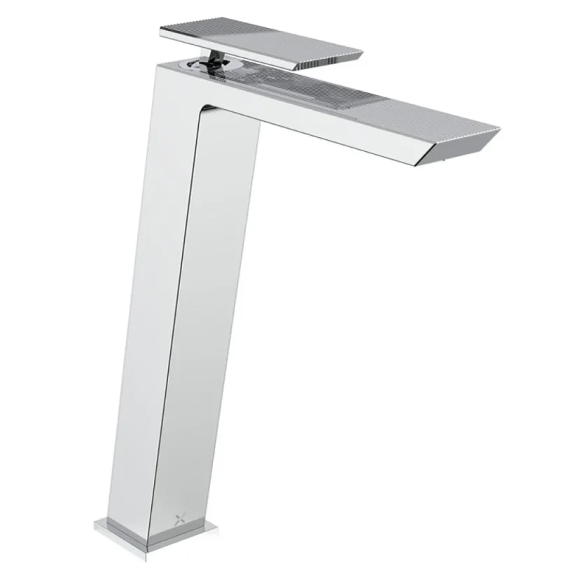 Crosswater Limit Tall Basin Monobloc Chrome detail view - Image 1