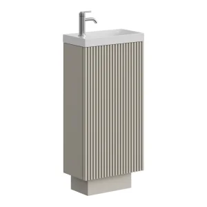 Crosswater Limit 400mm Cloakroom Floorstanding Door Unit Warm Stone