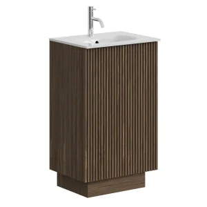 Crosswater Limit 500mm Floorstanding Door Unit Royal Walnut