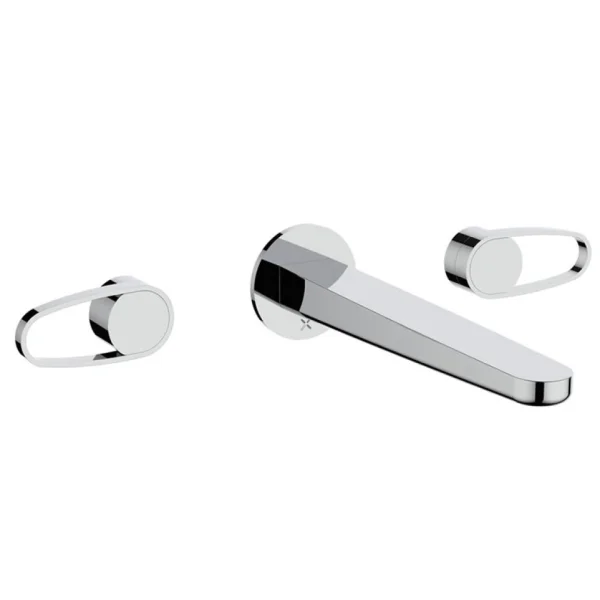 Crosswater Lazo Basin 3 Hole Set Chrome