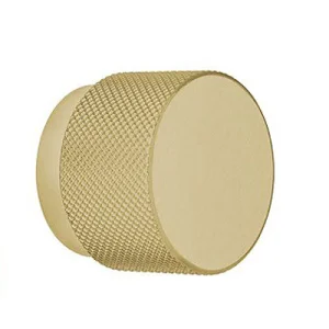 Crosswater Knurled Furniture Handle x 1 Brushed Brass