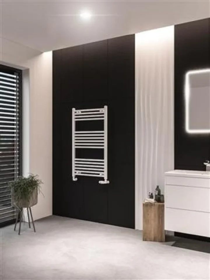 Eastbrook Wingrave 1000 X 600 Straight Multirail Matt White - Image 1