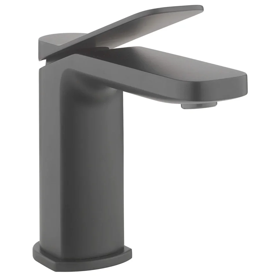 Crosswater Glide II Basin Monobloc Slate detail view - Image 1
