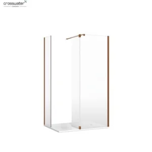 Crosswater Gallery Glass Glass Bracket Brushed Bronze