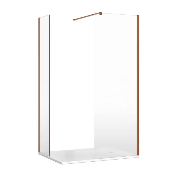 Crosswater Gallery Glass Wall Brace Brushed Bronze