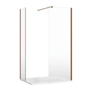 Crosswater Gallery Glass Wall Brace Brushed Bronze