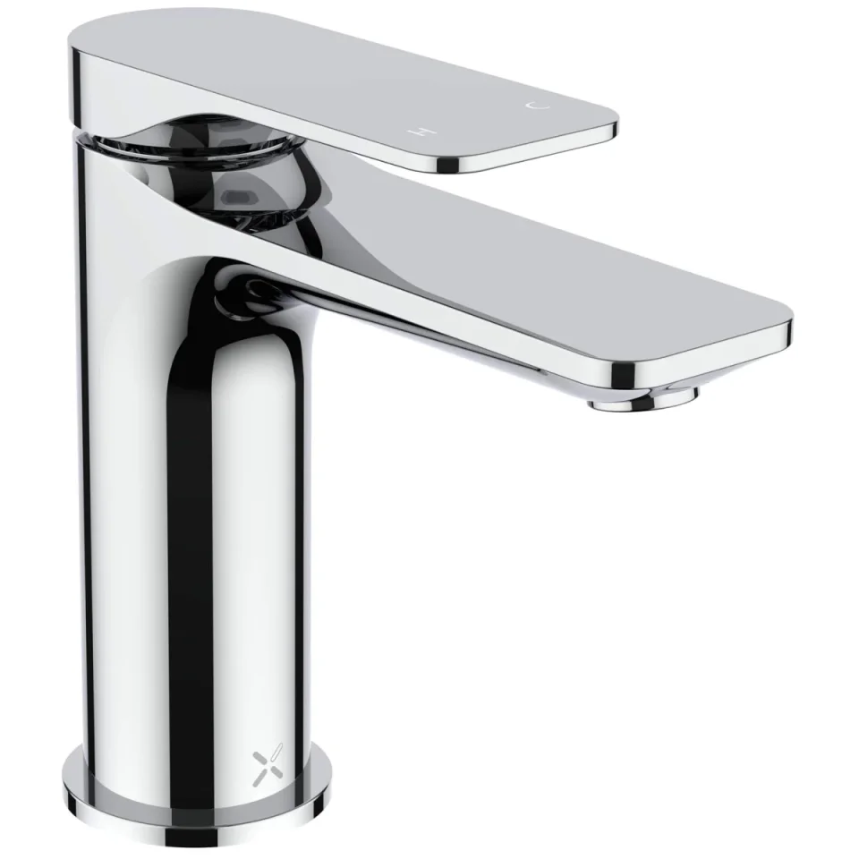 Crosswater Fuse Basin Monobloc With Clicker Waste Chrome detail view - Image 1