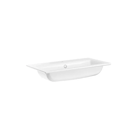 Crosswater Furniture Basin 600 1 Tap Hole Matt White