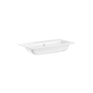 Crosswater Furniture Basin 600 1 Tap Hole Matt White