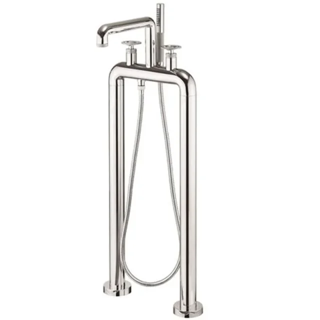Crosswater Free Standing Bath Filler & Shower Kit detail view - Image 1