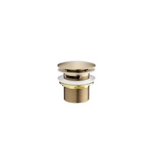 Crosswater Freestanding Bath Slotted Click Clack Brushed Brass