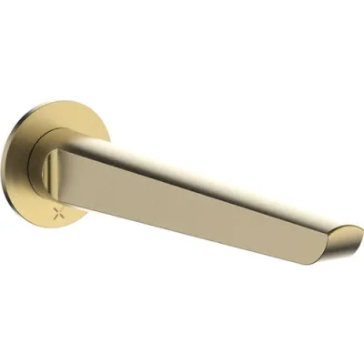 Crosswater Foile Bath Spout Brushed Brass