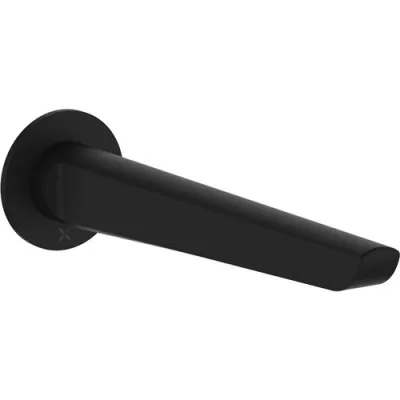 Crosswater Foile Bath Spout Matt Black