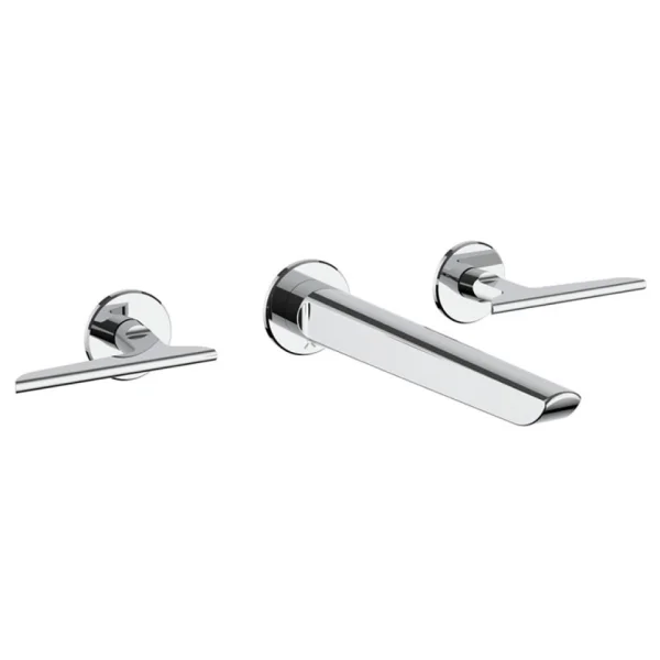 Crosswater Foile Basin 3 Hole Set Chrome