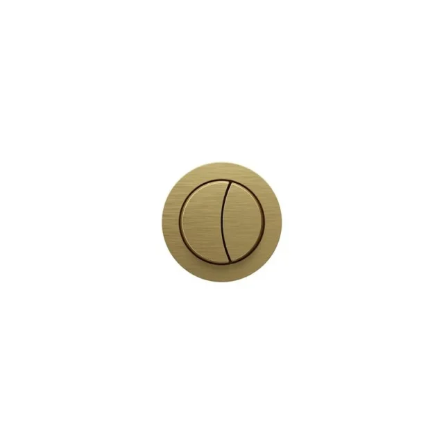 Crosswater Flush Button & Cable Brushed Brass detail view - Image 1