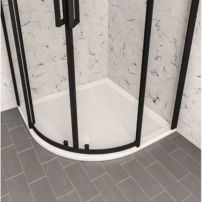 Eastbrook Corsair Anti-slip 800 Quad 28mm Shower Tray White detail view - Image 3