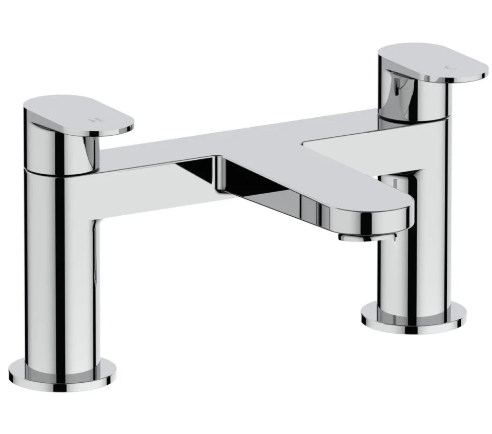 Crosswater Drift Bath Filler Chrome detail view - Image 1
