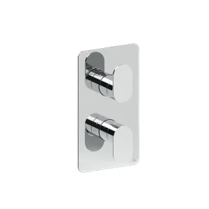 Crosswater Drift 1 Outlet 2 Handle Valve & Trimset Chrome