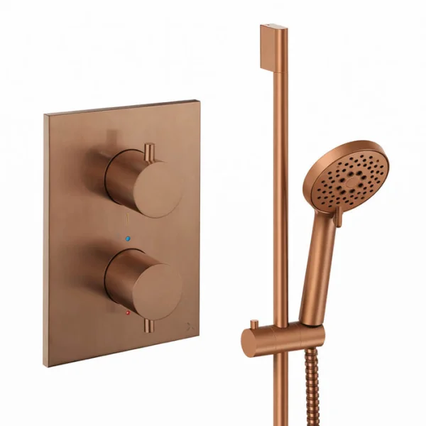 Crosswater Crossbox Shower Set 2 Brushed Bronze