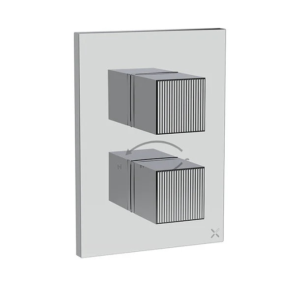 Crosswater Crossbox Limit 1 Oulet Trim & Levers Chrome