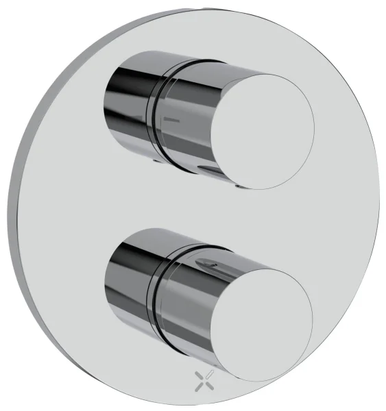 Crosswater Crossbox Lazo 1 Outlet Trim & Levers Chrome