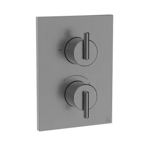 Crosswater Crossbox 3ONE6 Lever 1 Outlet Trim & Levers Stainless Slate