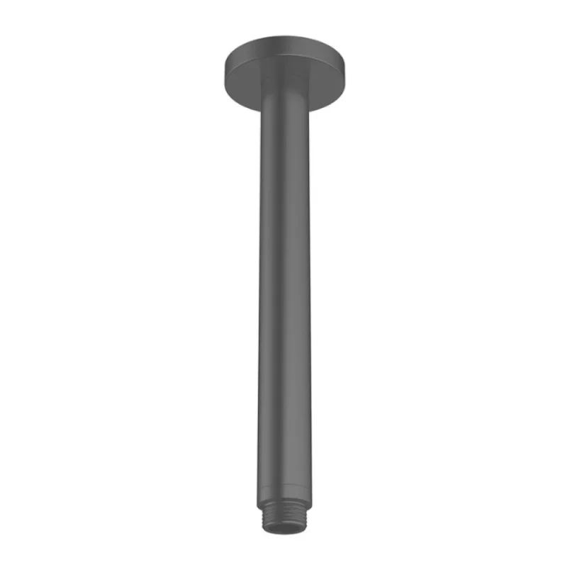 Crosswater Ceiling Shower Arm 200mm Slate detail view - Image 1
