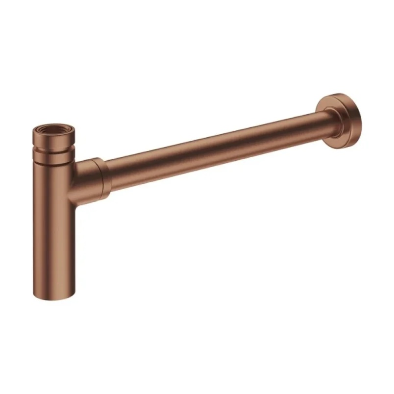 Crosswater Bottle Trap Brushed Bronze detail view - Image 1