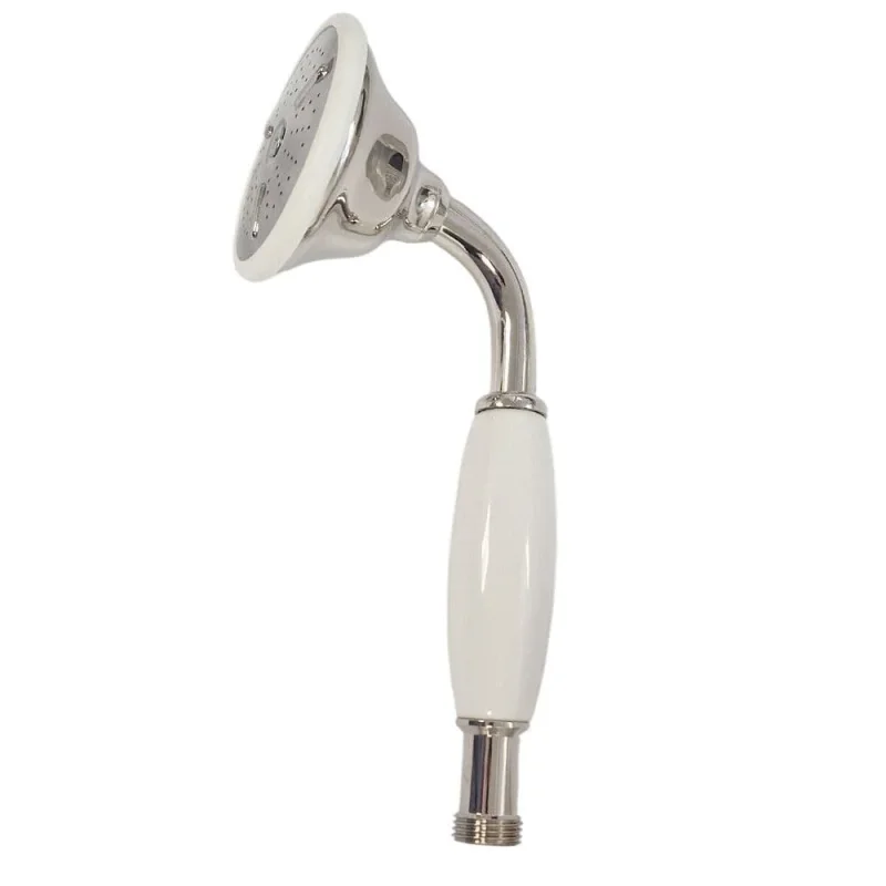 Crosswater Belgravia Handset Nickel detail view - Image 2