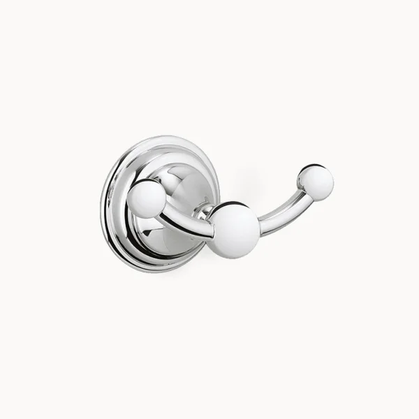 Crosswater Belgravia Double Robe Hook Brushed Nickel