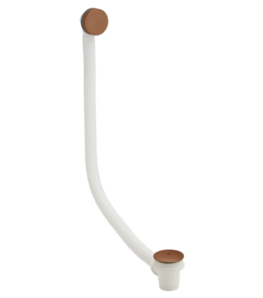 Crosswater Bath Click Clack Waste Exended Brushed Bronze detail view - Image 1