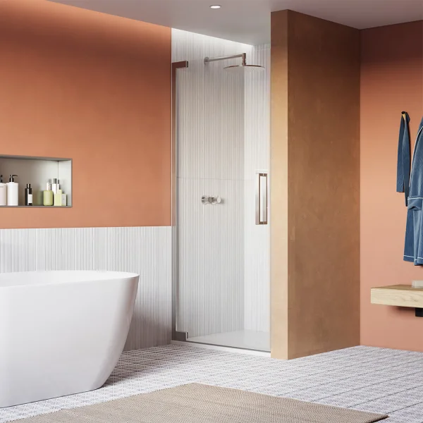 Crosswater Asura Extension Profile for Hinged Door / Infold Chrome