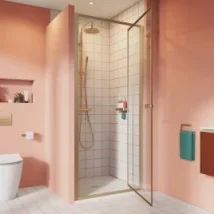 Crosswater 6mm Pivot Door 800 Brushed Bronze