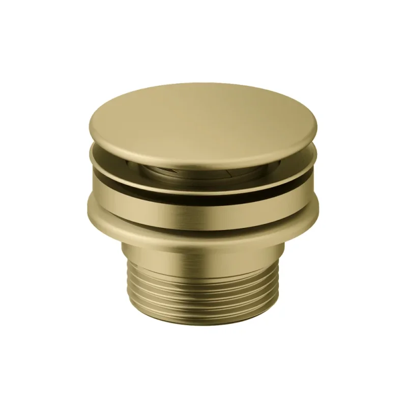 Crosswater 3ONE6 Universal Basin Waste Stainless Brushed Brass Effect detail view - Image 1
