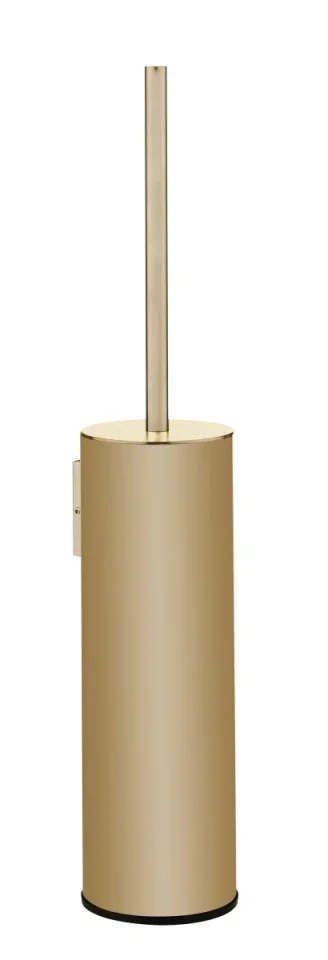 Crosswater 3ONE6 Toilet Brush Holder Stainless Brushed Brass Effect detail view - Image 1