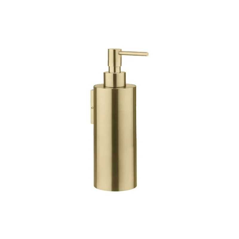 Crosswater 3ONE6 Soap Dispenser Stainless Brushed Brass Effect detail view - Image 1
