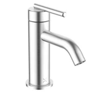 Crosswater 3ONE6 Lever Basin Mini Mono Stainless Steel