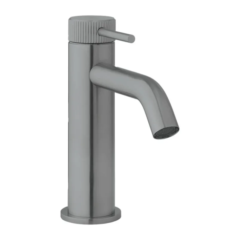 Crosswater 3ONE6 Basin Mono Stainless Slate detail view - Image 1