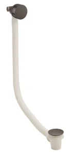 Crosswater 3ONE6 Bath Filler With Click Clack Waste Extended Stainless Slate