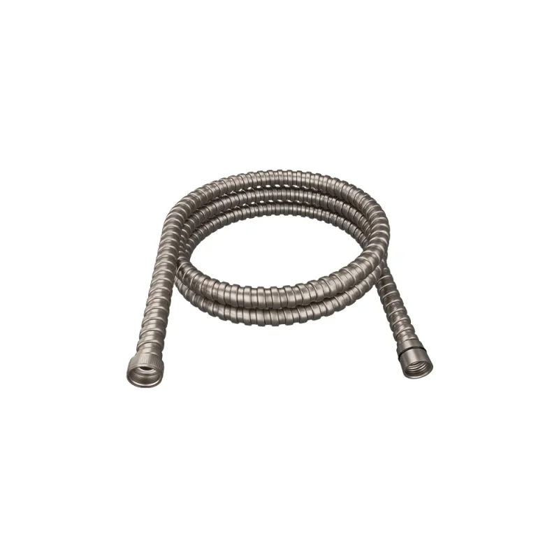 Crosswater 1.5m Shower Hose Brushed Nickel detail view - Image 1