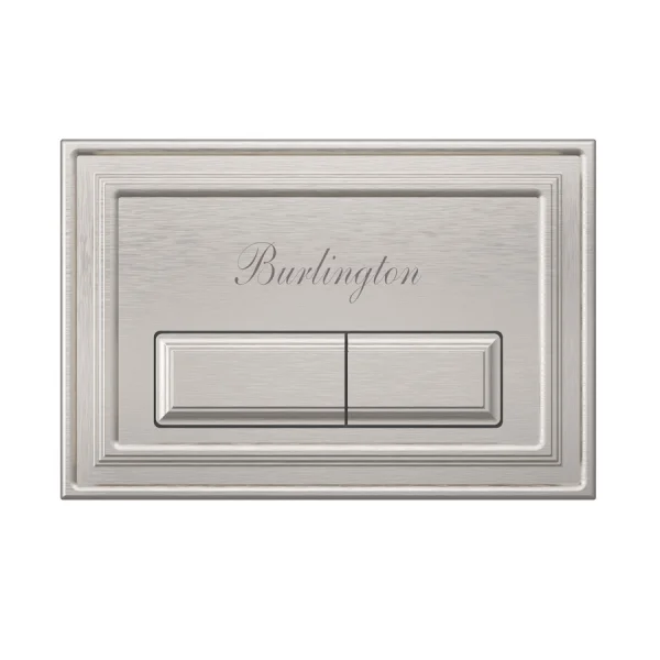 Burlington Traditional Flush Plate Brushed Nickel