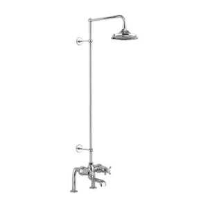 Burlington Tay Thermo Bath Shower Mixer Deck Mounte Chrome