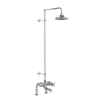 Burlington Tay Thermo Bath Shower Mixer Deck Mounte Chrome