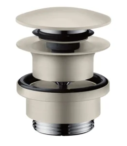 Axor Waste Set 11/4" Push-open For Basin And Bidet Mixers Stainless Steel Optic